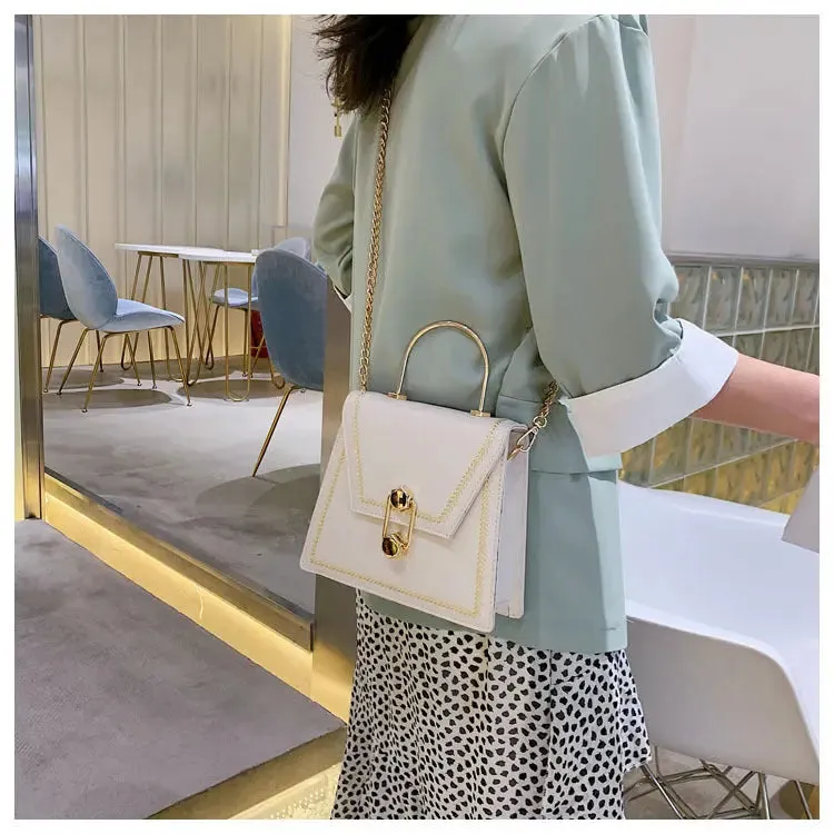 Leave Embroidered Clutch Handbags