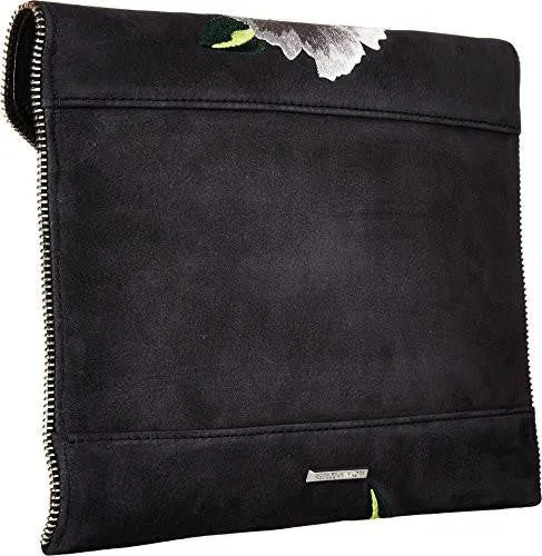 Leo Clutch Black Embossed Clutch