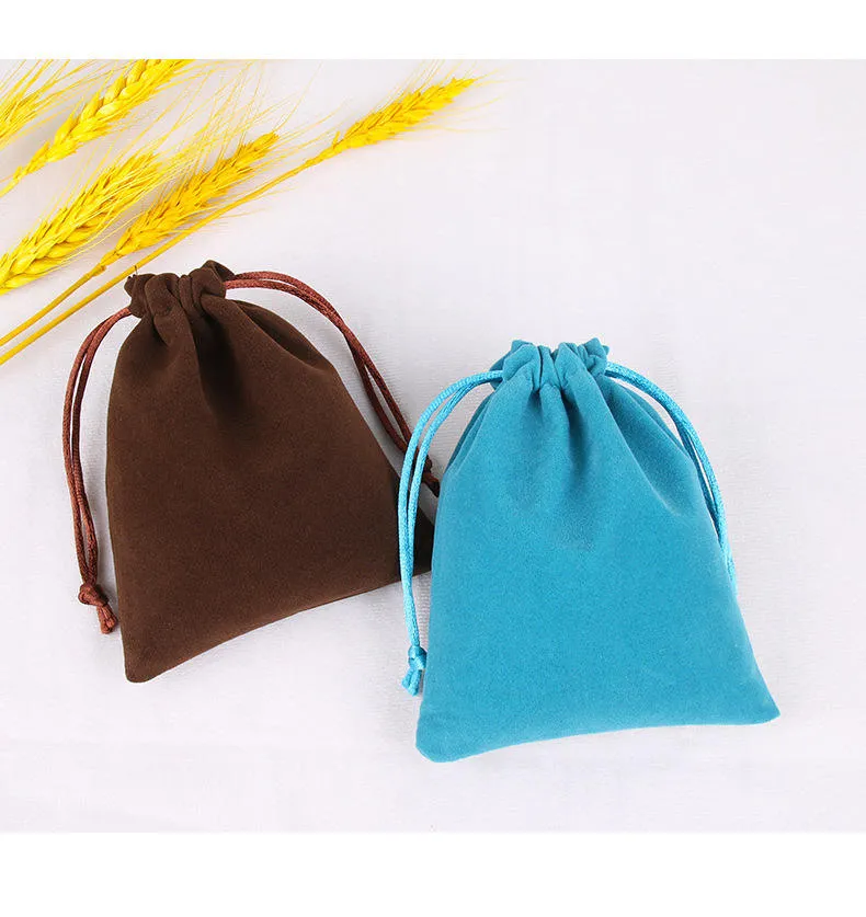Lionwrapack orange suede velvet dust cover double string drawstring bags packaging for handbags luxury with private label