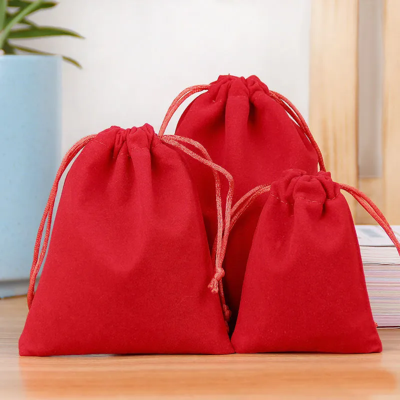 Lionwrapack orange suede velvet dust cover double string drawstring bags packaging for handbags luxury with private label