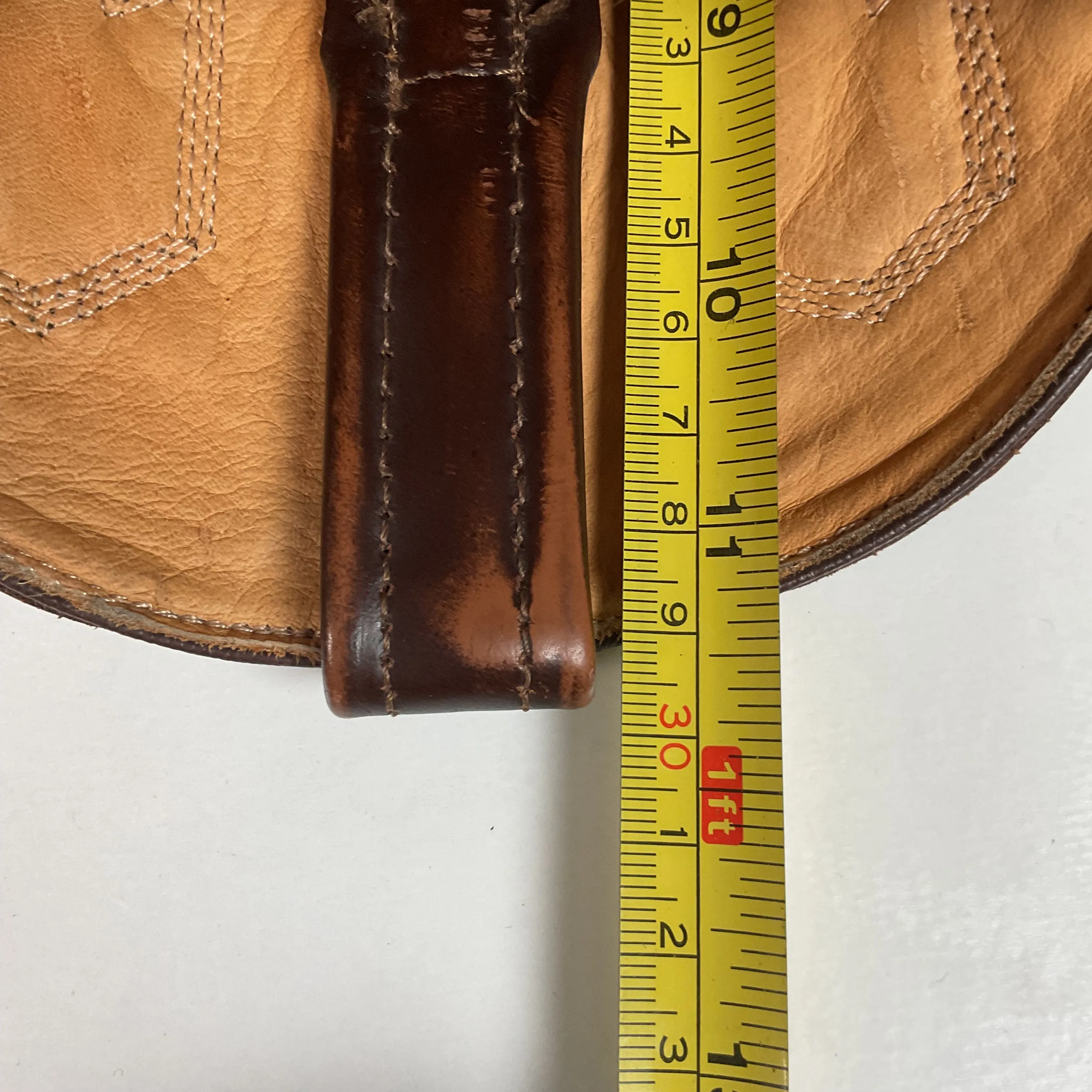 Loblan Aarowhead Cowboy Boots USA 10 Glossy Patent