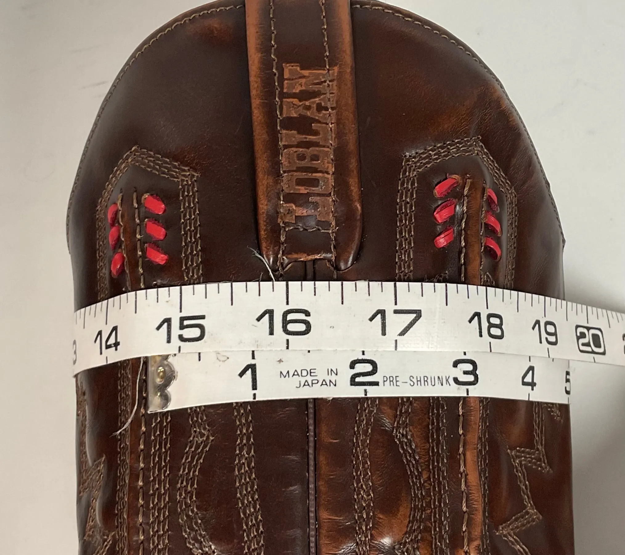 Loblan Aarowhead Cowboy Boots USA 10 Glossy Patent