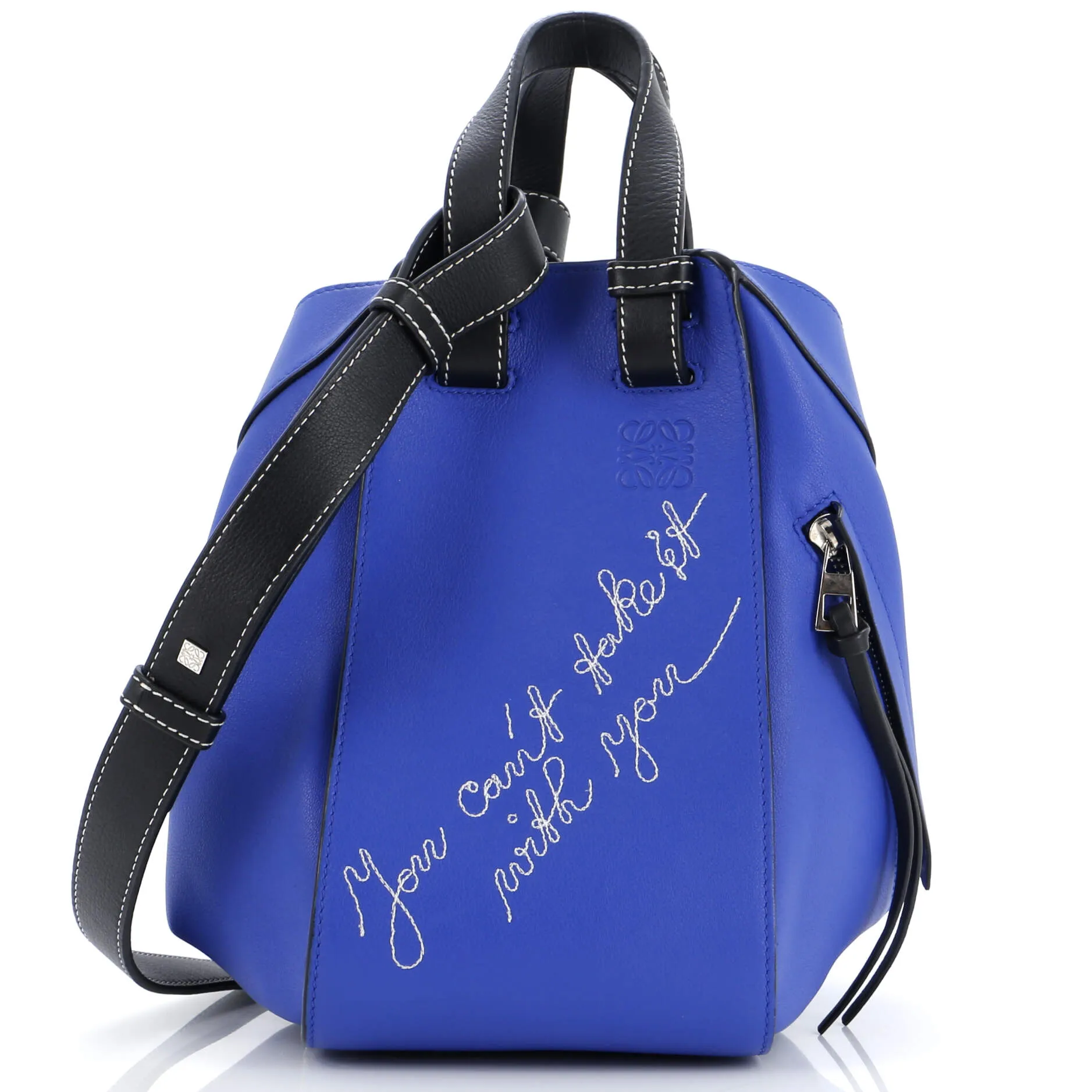 LOEWE Hammock Bag Embroidered Leather Small