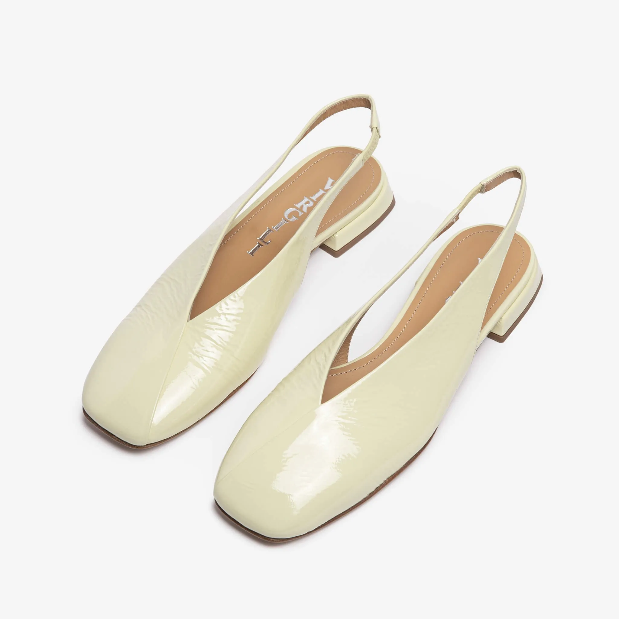 Lollia | Women's patent leather sling back ballet flat