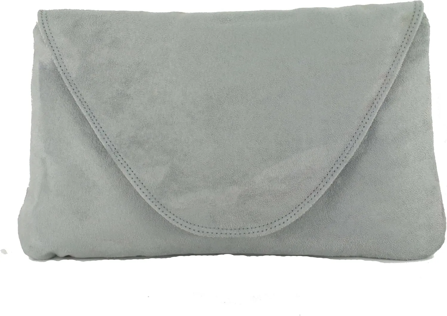 LONI Womens Attractive Large Faux Suede Clutch Bag/Shoulder Bag Wedding Party Occasion Bag