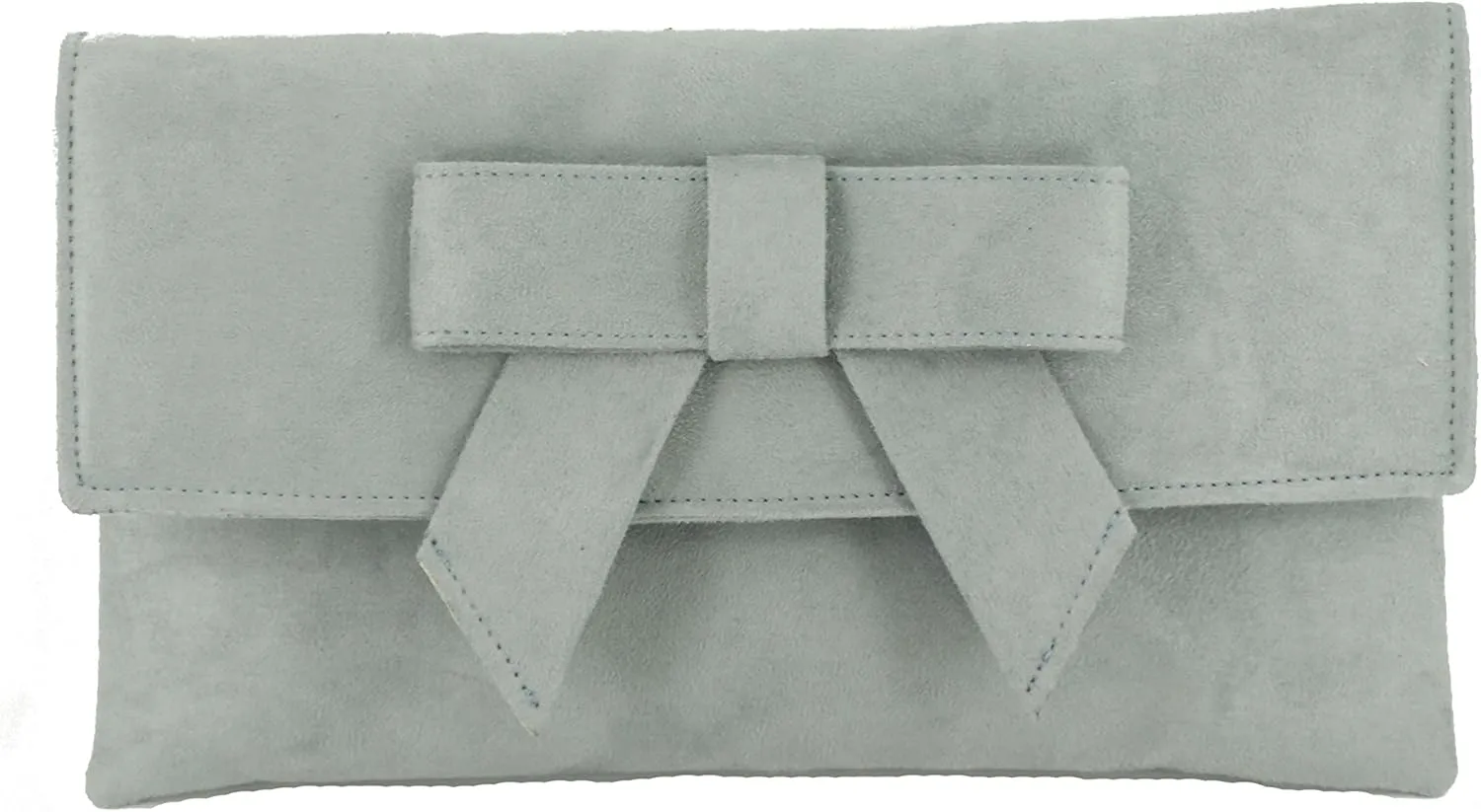 LONI Womens Cute Suede Faux Leather Clutch bag/Shoulder Bag