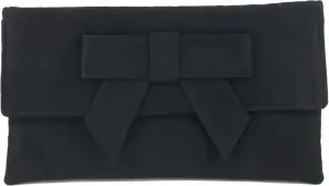 LONI Womens Cute Suede Faux Leather Clutch bag/Shoulder Bag