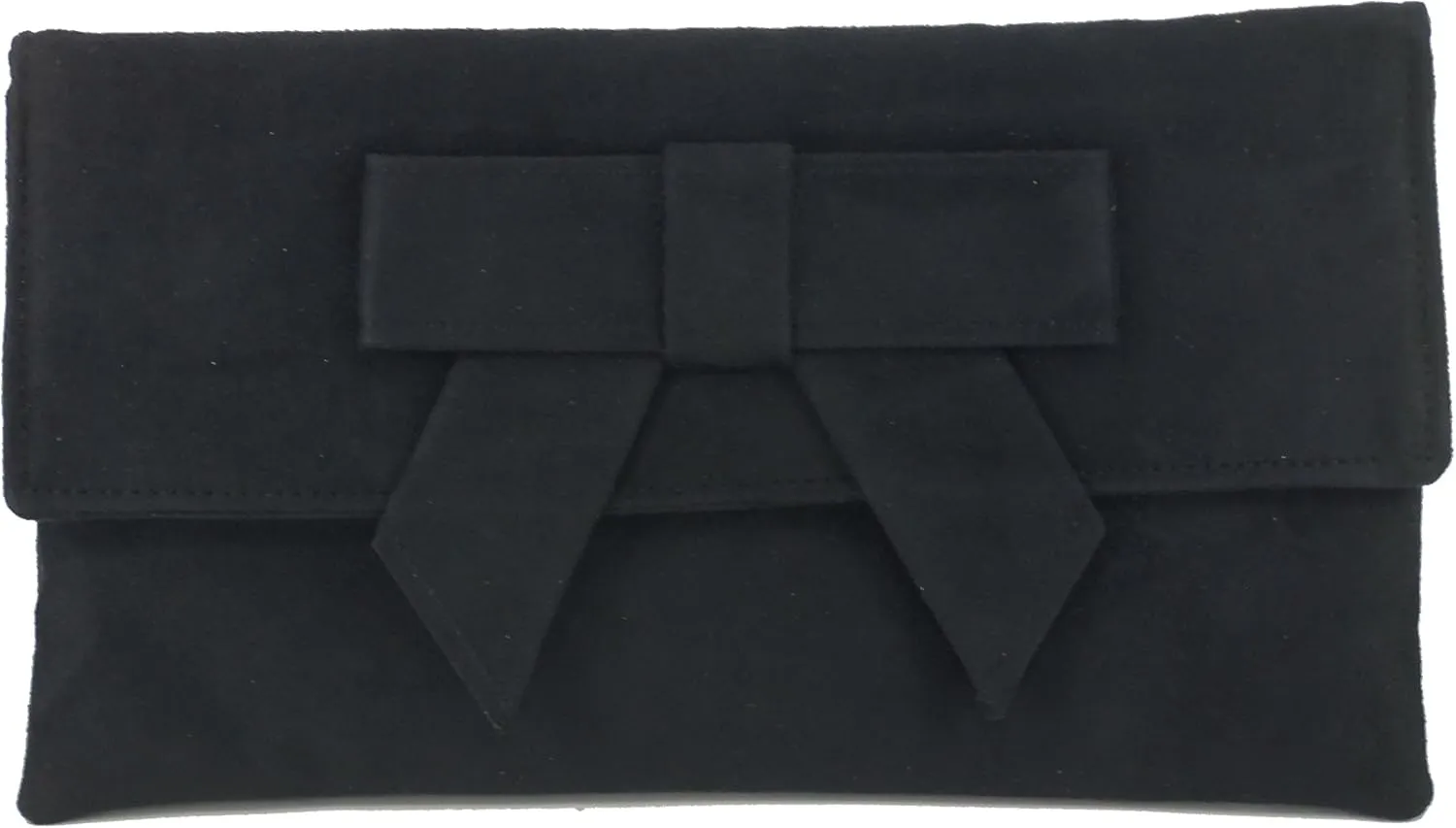 LONI Womens Cute Suede Faux Leather Clutch bag/Shoulder Bag