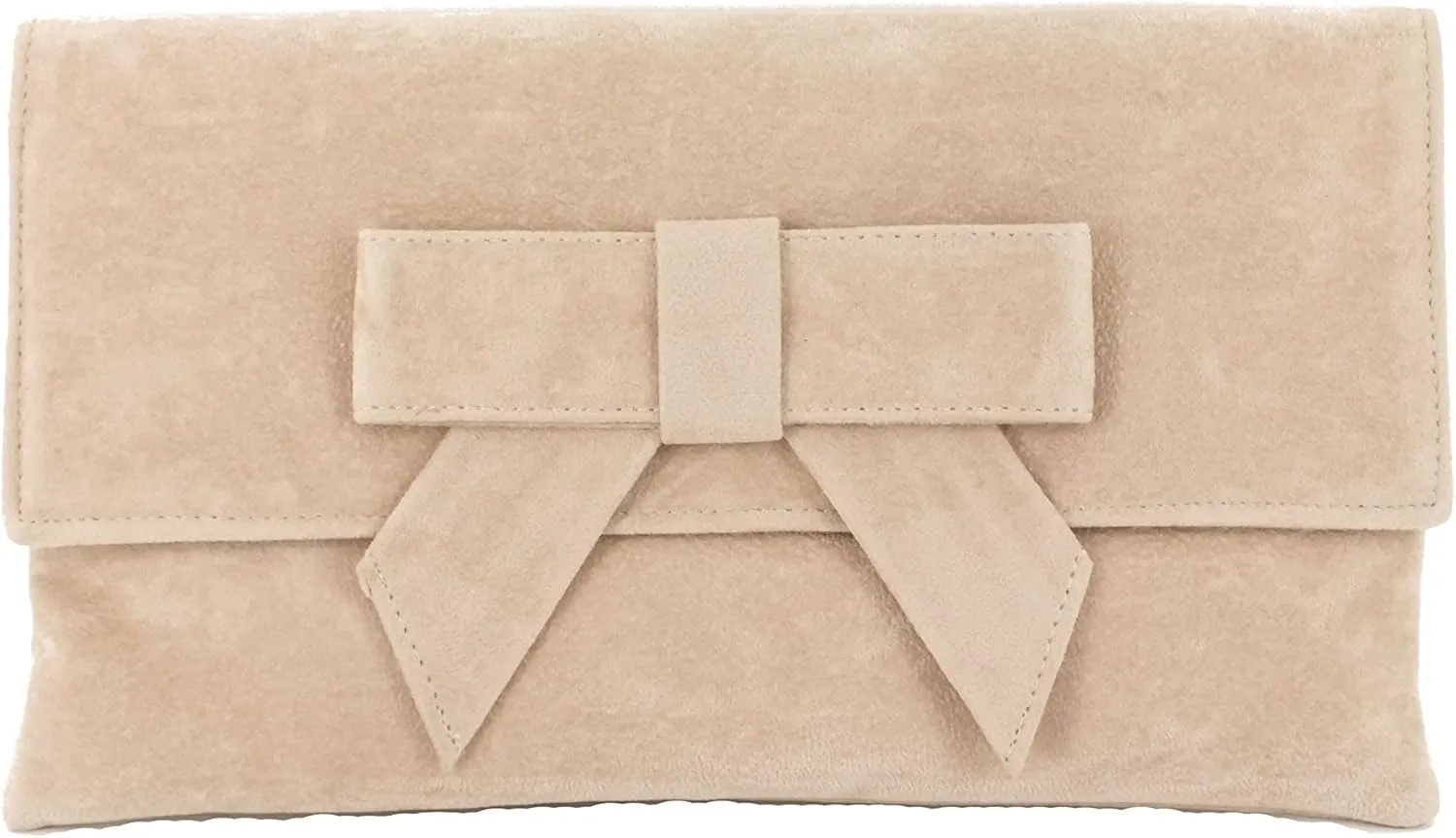 LONI Womens Cute Suede Faux Leather Clutch bag/Shoulder Bag