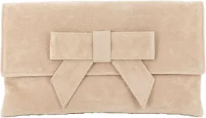 LONI Womens Cute Suede Faux Leather Clutch bag/Shoulder Bag