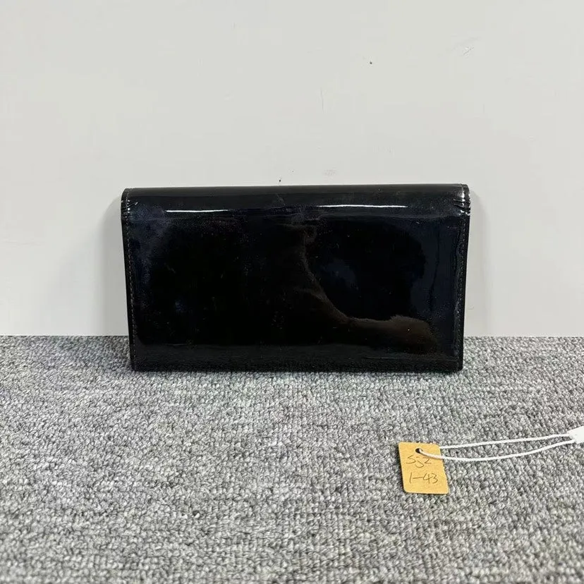 Louis Vuitton Black Patent Clutch