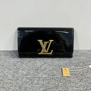Louis Vuitton Black Patent Clutch