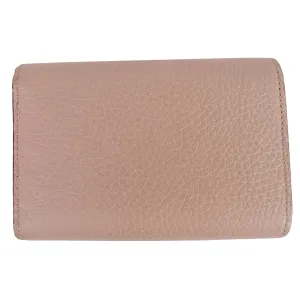 LOUIS VUITTON Capucines Taurillon Compact Leather Wallet Magnolia