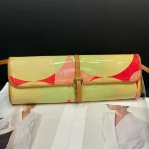 Louis Vuitton Multicolor Patent Leather Clutch Crossbody Bag Medium