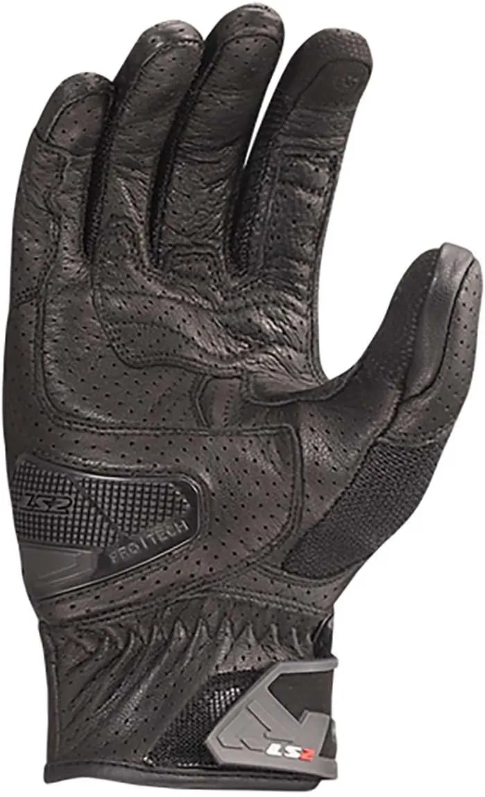 LS2 Helmets Air Raptor Men's Touring Glove (Black - Medium)