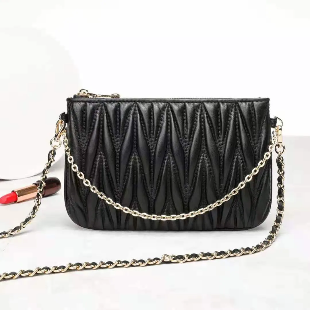 Luxury Handbags Women Lambskin Mini Crossbody Bags Charms Chain Clutch Bag