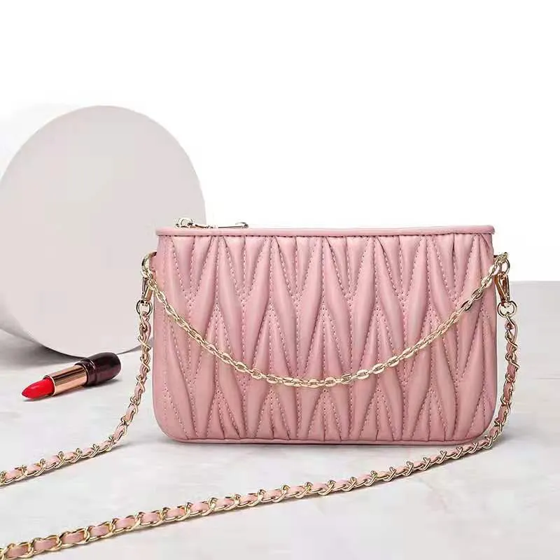 Luxury Handbags Women Lambskin Mini Crossbody Bags Charms Chain Clutch Bag