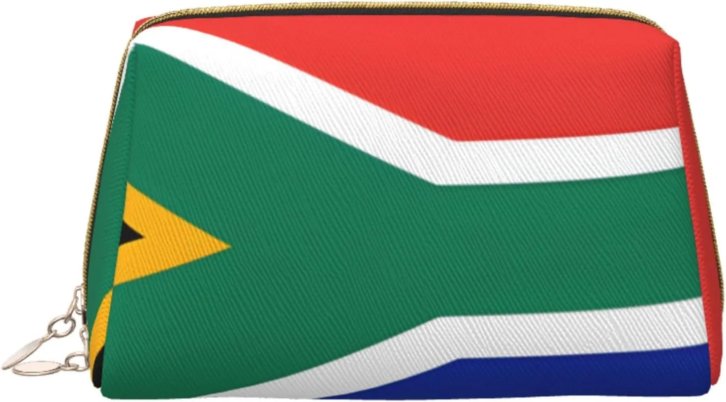 Makeup Bag Women Toiletrie Showe Brush Skin Care Travel Organizer Purse Me Large Makeup Purse Accessories, Tote South Africa flag