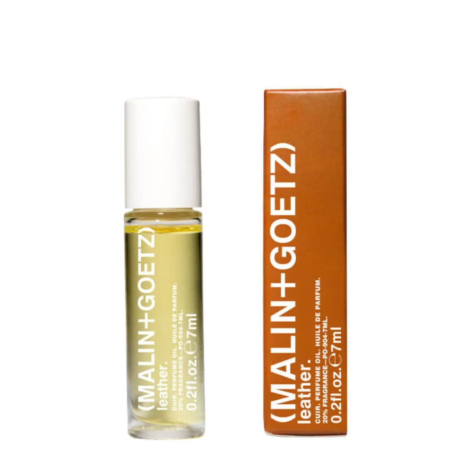 Malin   Goetz Leather Perfume Oil, 0.3 Fl. Oz. - Men & Women Rustic Modern Scented Oil, Fragrance Oil, Roll On Mini Perfume Body Oil, Vegan & Cruelty-Free