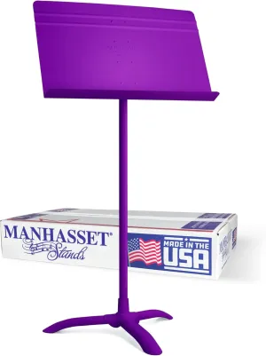 Manhasset Music Stand For Sheet Music - 48 Symphony Model - 4801MPU - Long Lasting, Durable Manhasset Stand - Adjustable Height - 20" by 12