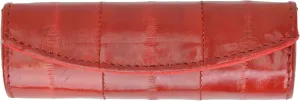 MARSHAL Elegant Design Eelskin Soft Leather Lipstick case