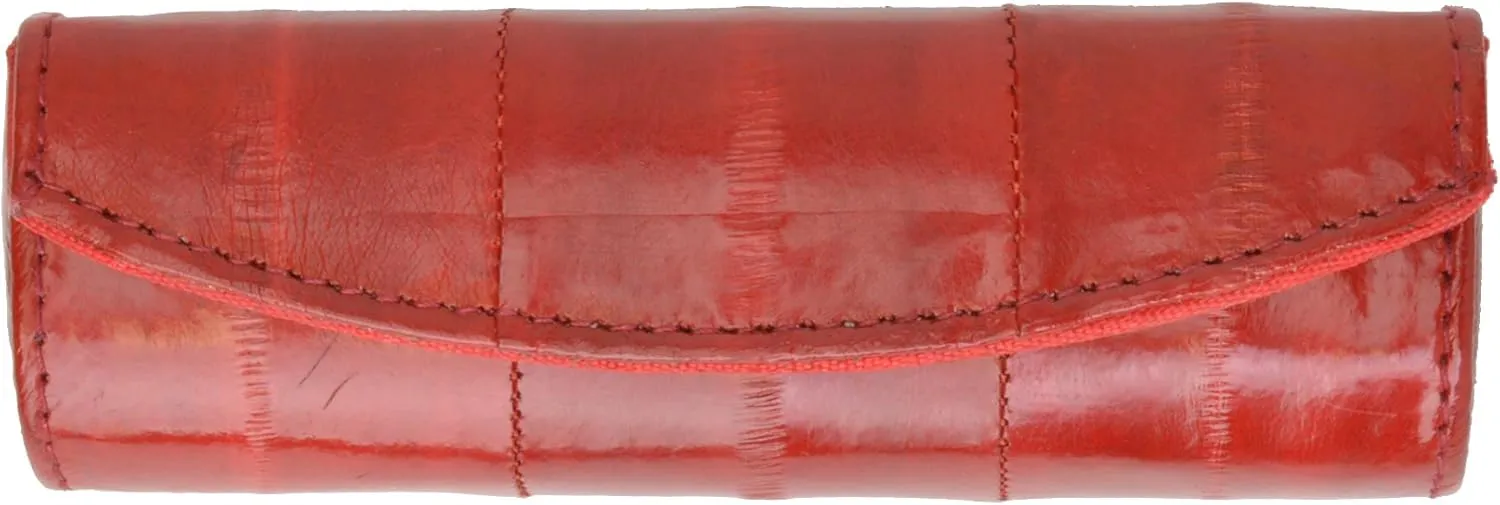 MARSHAL Elegant Design Eelskin Soft Leather Lipstick case