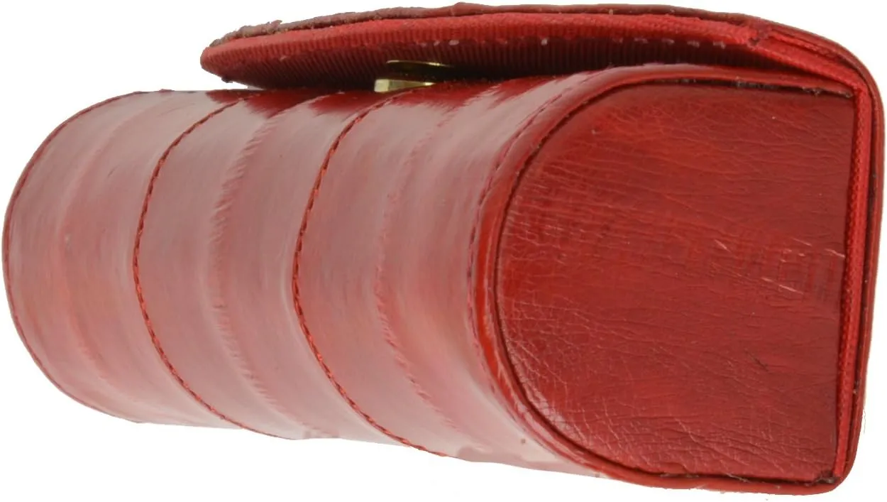 MARSHAL Elegant Design Eelskin Soft Leather Lipstick case