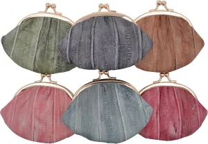 Marshal NEW WOMEN'S WATERPROOF EEL SKIN SMALL COIN CHANGE PURSE WALLET