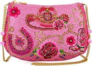 Mary Frances Rodeo Drive Crossbody Handbag, Pink