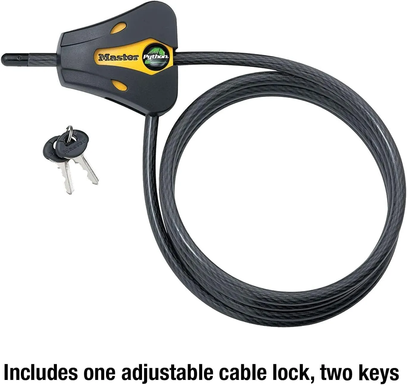 Master Lock - Keyed Alike Trail Camera Python Adjustable Cable Locks 8419KA-10