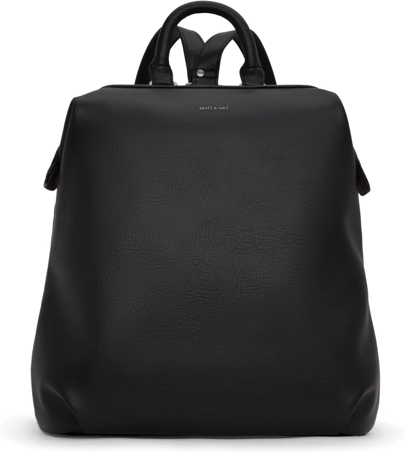 Matt & Nat Vegan Handbags, Vignelli Backpack, Cement (Grey) - Designer Purses & Bags, Men & Women, Cruelty-Free, Animal-Free
