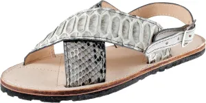 Men Exotic Sandals Genuine Python Leather Huaraches Piel Piton