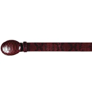 Men's Wild West Python Skin Cowboy Belt 2C115706