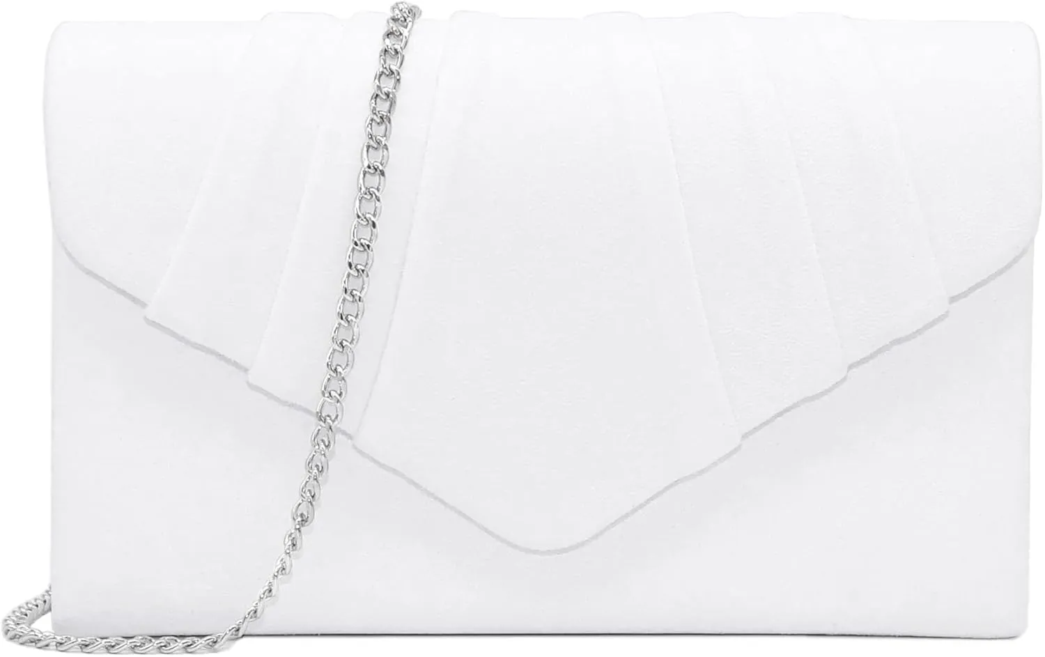 Milisente Clutch Purses For Women Formal Pleated Evening Bag Bridal Evening Clutch Bag