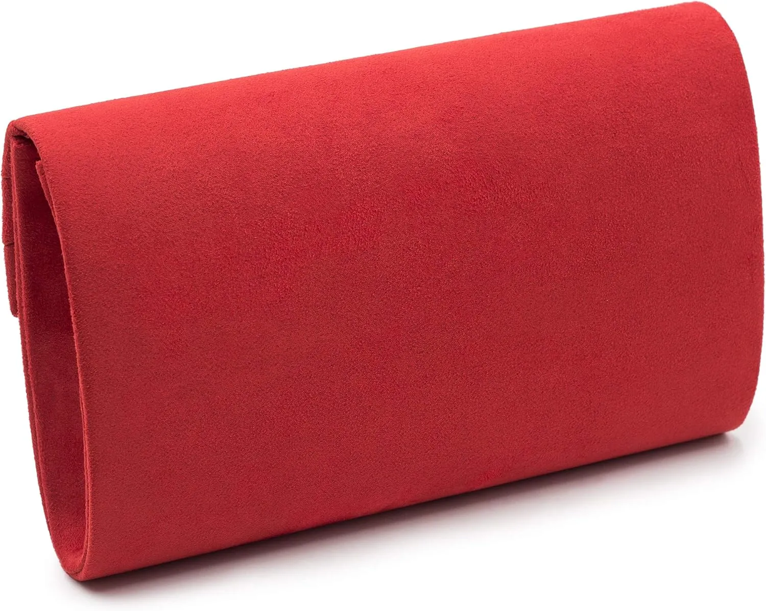 Milisente Evening Bag for Women, Suede Envelope Evening Purses Crossbody Shoulder Clutch Bag