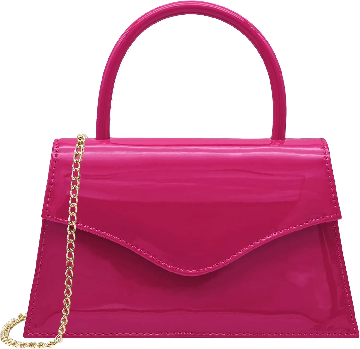 Milisente Women's Evening Bag Bridal Party Clutch Purses Cocktail Prom Handbags with Patent Leather