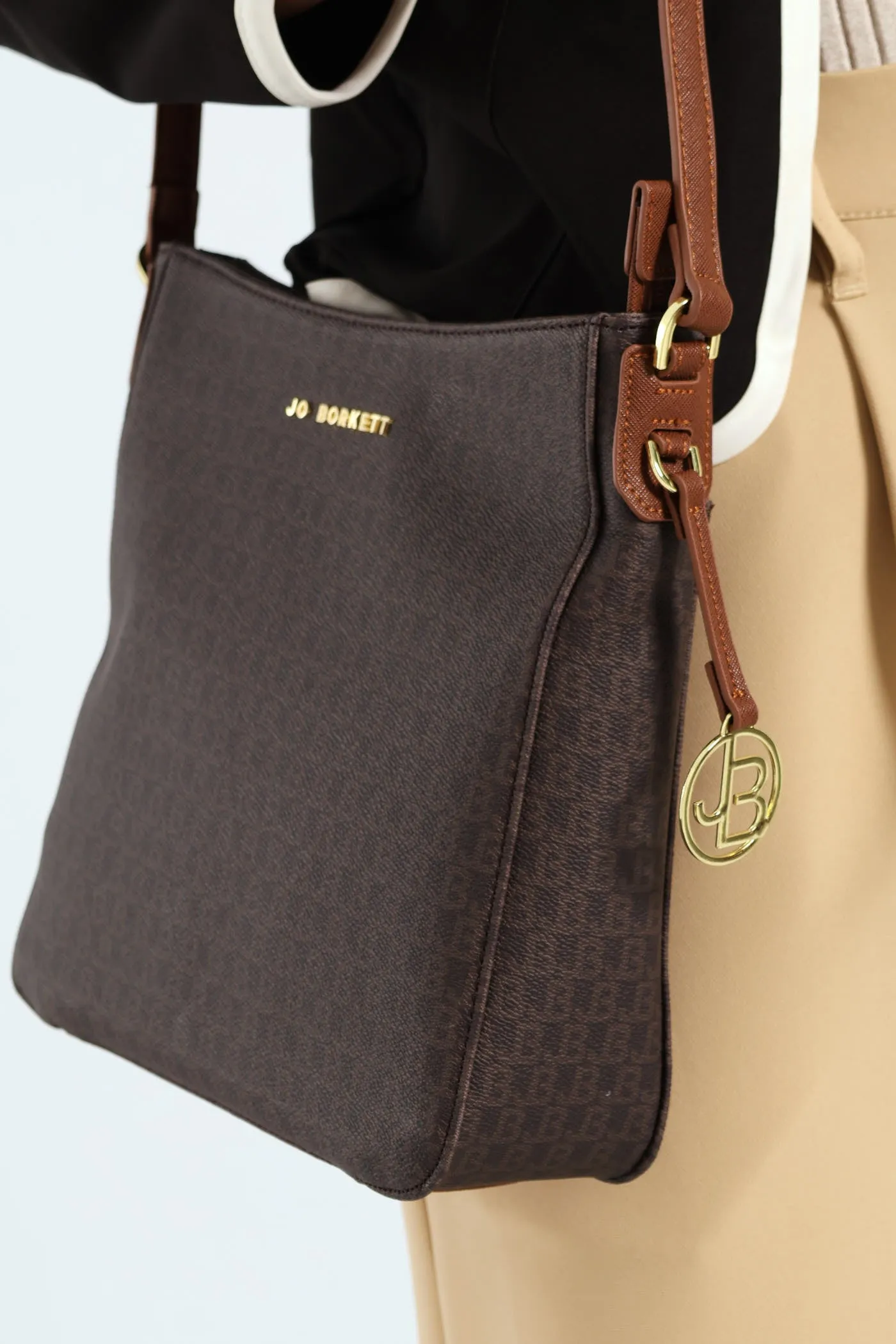 Miranda Ladies Plain Messanger Bag - Brown