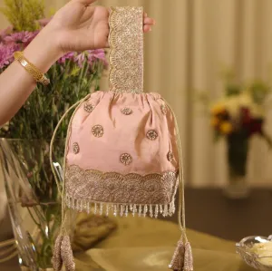 Mirror Work Embellished Potli