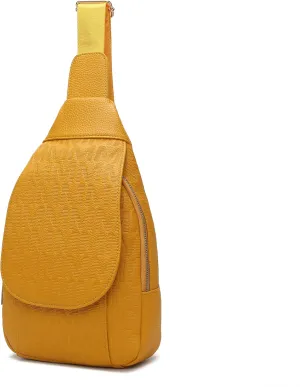 MKF Collection Sling Bag for Women, Trendy Shoulder bag Crossover Backpack Purses Fanny Pack