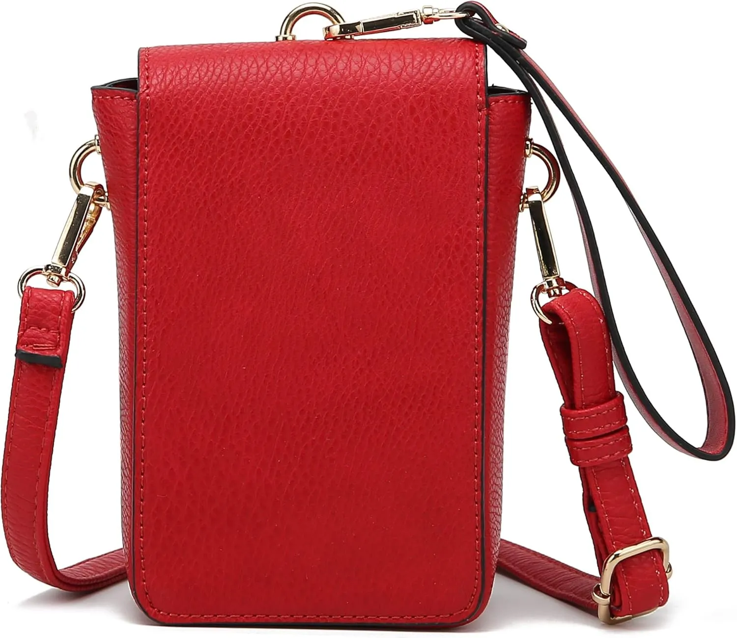 MKF Collection Small Crossbody Bag Cell Phone Purse for Women Card Slots – Vegan Leather Cellphone Bag Case by Mia K