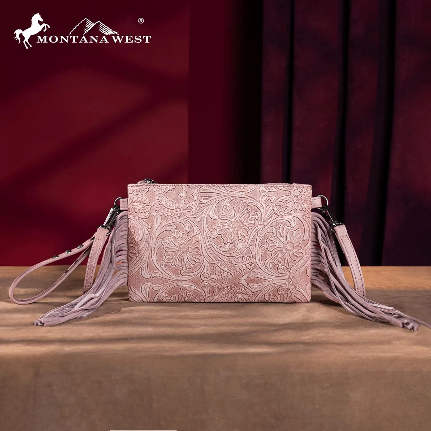 Montana West Western Purse for Women Crossbody Bag Wristlet Clutch Purse