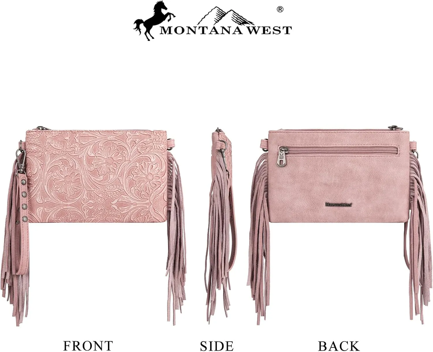 Montana West Western Purse for Women Crossbody Bag Wristlet Clutch Purse