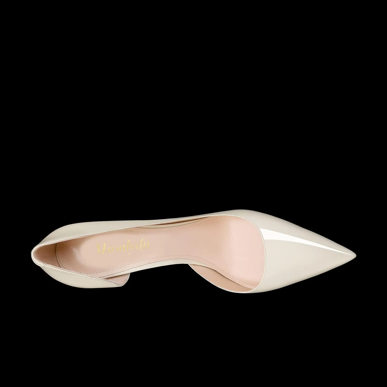 MSONLYDN Patent Heels Casual Women Leather Heels and Pumps Stiletto High Heels Pumps Comfortable Sexy for Wedding Shoes 4 inch