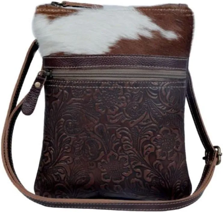 Myra Bag Tangled Vine Leather & Hairon Bag S-3393