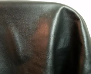 NAT Leathers Black Butter Soft Aniline Fullgrain Nappa 2.0-2.5 oz Nappa Soft Upholstery Handbag Cowhide Genuine Cow Leather Hide Skin (20"x30" inch Cutting)