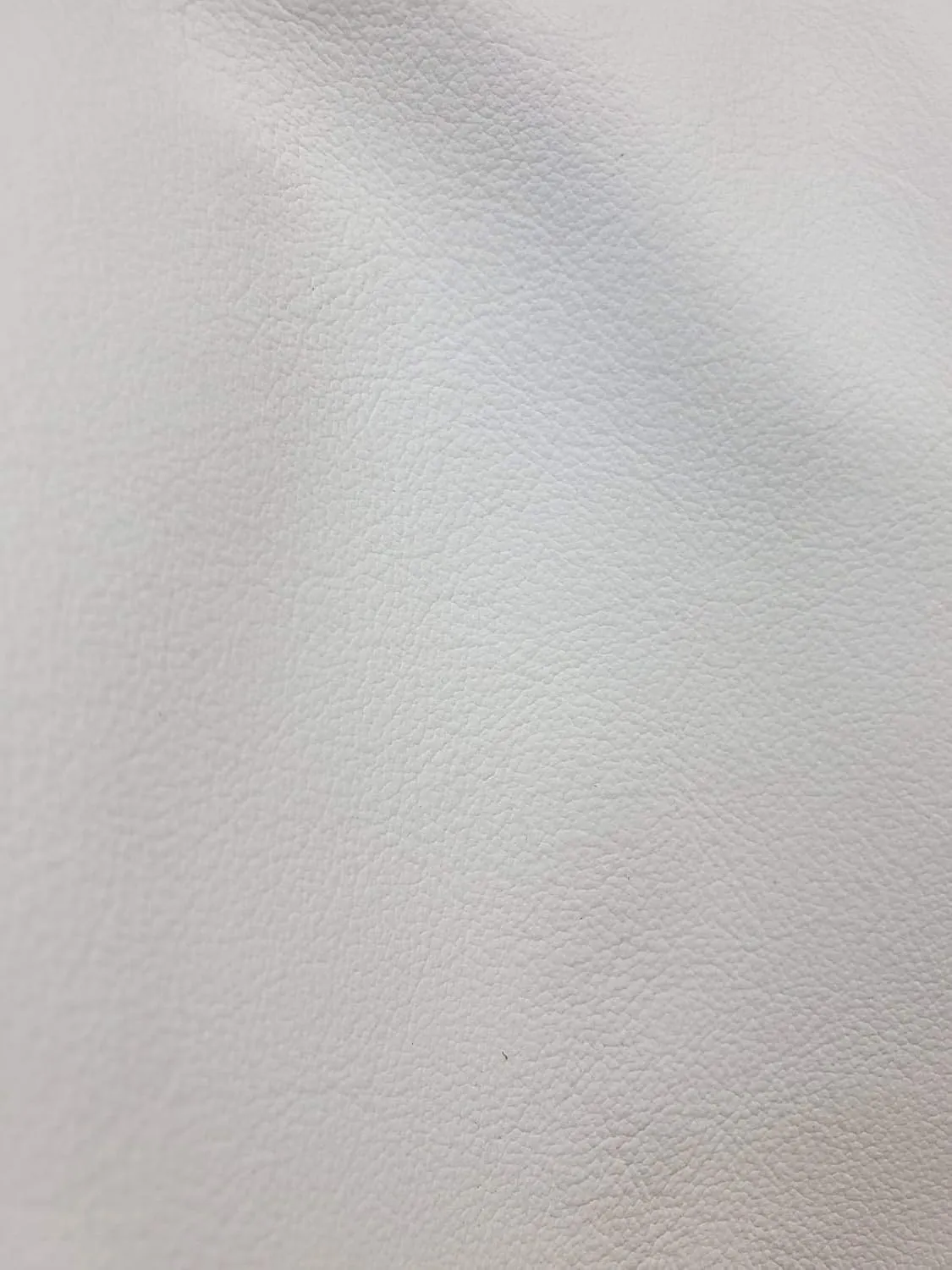 NAT Leathers White Weekender Soft Upholstery Chap Cowhide Genuine 24" X 24" Cutting Leather Hide Skin Natural Tumble Grain 2.5-3.0 oz