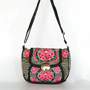 National Embroidered Small Handbag