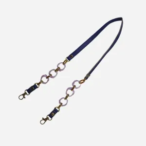 Navy Blue Designer Clutch Chain