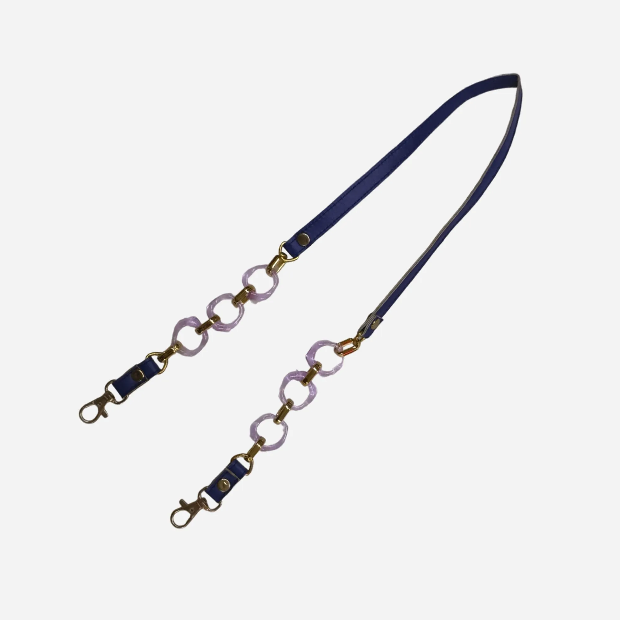 Navy Blue Designer Clutch Chain