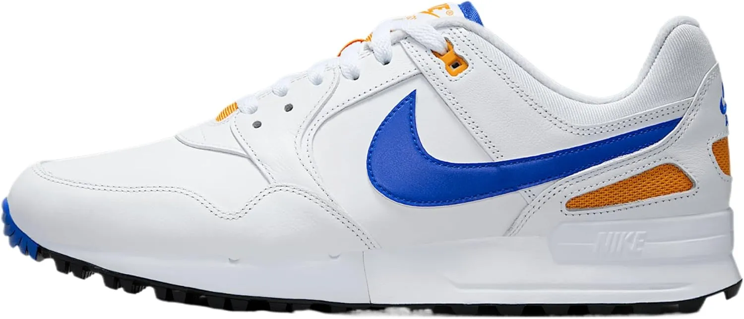 Nike Air Pegasus '89 G Golf Shoes (HV3866-101, White/Orange Peel/Black/Racer Blue)
